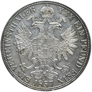 Franz Josef I. Tolar spolkový 1857 A
