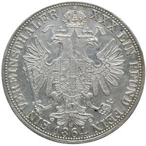 Franz Josef I. Tolar spolkový 1864 A