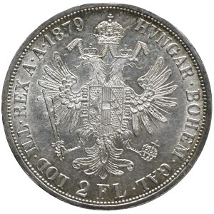 Franz Josef I. 2 zlatník 1879 bz