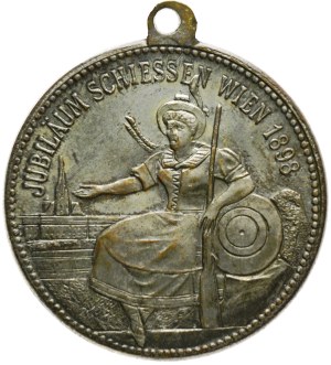 Franz Josef I. Shooting medal Ag, Jubilee shooting