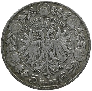 Franz Josef I. 5 crowns 1900