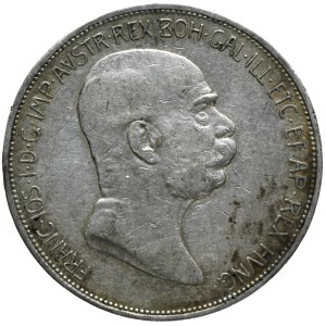 Franz Josef I. 5 crown 1908 Jubilee