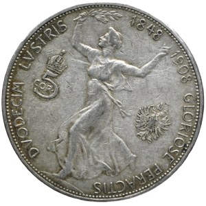 Franz Josef I. 5 crown 1908 Jubilee