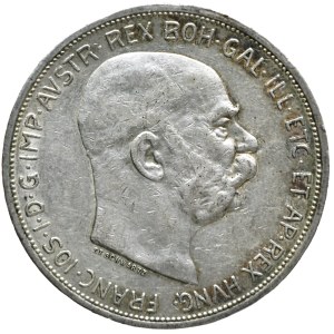 Franz Josef I. 5 crowns 1909