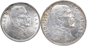 10 crowns 1927, 20 crowns 1937