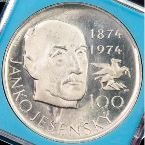 100 CZK 1974, Janko jesenský, Proof, Examination