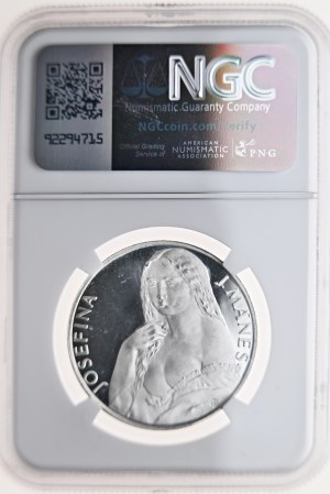 Silver medal Josef Mánes Proof