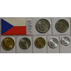 Set of circulation coins 1980