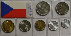 Set of circulation coins 1980
