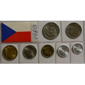 Set of circulation coins 1980