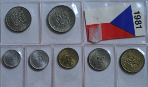 Set of circulating coins 1981