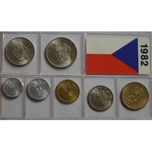 Set of circulation coins 1982