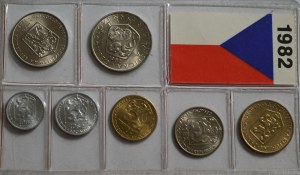 Set of circulation coins 1982