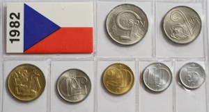 Set of circulation coins 1982