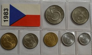 Set of circulation coins 1983