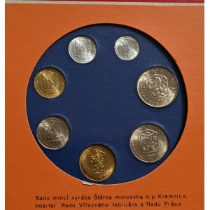 Ensemble de pièces en circulation 1987