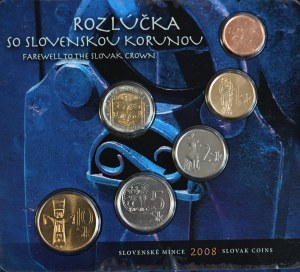 Set of circulation coins 2008
