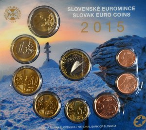 Set of circulation coins 2015