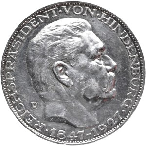 Wiemar Medal 80th birthday Hindenburg, 1927