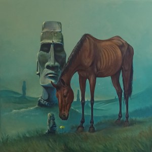 Piotr Krukowski, Alenash's Shack and Moai, 2025