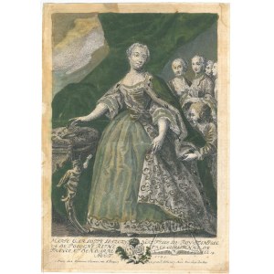 MARIA Leszczynska (1715 - 1768), wife of Louis XV, Queen of France.