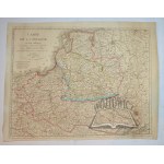 (POLAND). "Carte de la Pologne, ou sont indiquees Les parties echues l