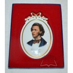 CHOPIN Frederick. (SZOPEN Frederick. Portrait on porcelain).