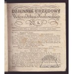 Official Gazette of the Kraków Province for the year 1835/36