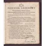 Official Gazette of the Krakow Province. 1818.