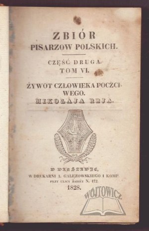 REJ Mikołaj, Żywot człowieka poczciwego.