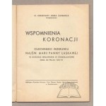 ZUKIEWICZ O. Konstanty Maria, Souvenirs du couronnement de l'image miraculeuse de la Vierge Marie de la Grâce. dans l'église arménienne. à Stanislawow le 30 mai 1937.