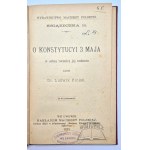 FINKEL Ludwik, O Konstytucyi 3 Maja w centną rocznica jej nadania.