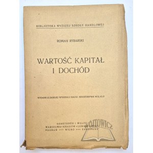 RYBARSKI Roman, Wartość, kapitał i dochód.