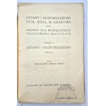 STATUTES &amp; REGULATIONS Stoł. Król. M. Krakow and regulations for the internal administration of the magistrate.