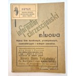 POLISH Christian Informer. List of commercial, industrial, handicraft and free professions companies of the city of Lviv.