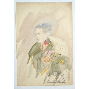 PORTRET of an officer of a Galician infantry regiment, Nowy Sacz 1917.