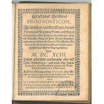 KRZYKAWSKI Krzysztof, Krackawer Schreib-Calender, auff das Jahr nach der Geburt Unsers [...].
