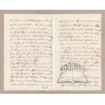 Karl Friedrich Wilhelm Baer, (Lubin Silesia). Lettera al generale Carl von Preussen (1801-1881).