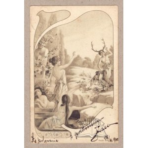 (Art Deco). Water nymphs.