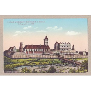 (ŁOWICZ) The castle of the Archbishops of Gniezno in Łowicz, as depicted in an engraving from 1655.