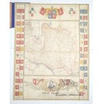 (POLAND). Map of Poland during the reign of King Jan Sobieski.