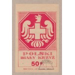 (Cegiełki). POLSKI Biały Krzyż. 50 F.