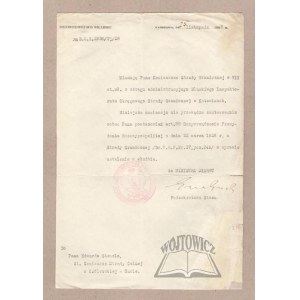 Nomination DOCUMENTS of the inspector of the Border Guard of the Second Republic.