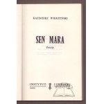 WIERZYŃSKI Kazimierz, Sen mara. Básne.