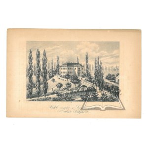 AUER Karol (1818–1858), Pohľad na zámok v Graboszycach grófov Sołtykovcov.