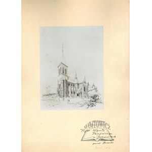 ZUBRZYCKI Jan Sas, Progetto della chiesa parrocchiale di Jadwoniki Podgórne, distretto di Brzesko.