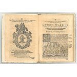 BARONIUSZ Marcin, (Kraków 1610). Vitae, gesta et miracvla,