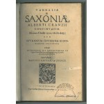 (KRANTZ Albertus), (Opis Polski północnej) Wandalia & Saxoniae Alberti Cranzii continuatio.