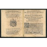 MROSKOWSKI, Marinus, *The Golden Axe Adorned with a Palm Frond*, or a Sermon for the Day of the Funeral of His Excellency Lord Stefan of Pilce Korycinski,
