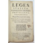(VOLUMINA Legum, Vol. 1). (Warsaw, 1732).